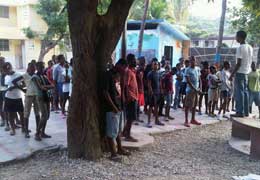 Haiti children pictured by Scripps volunteer.