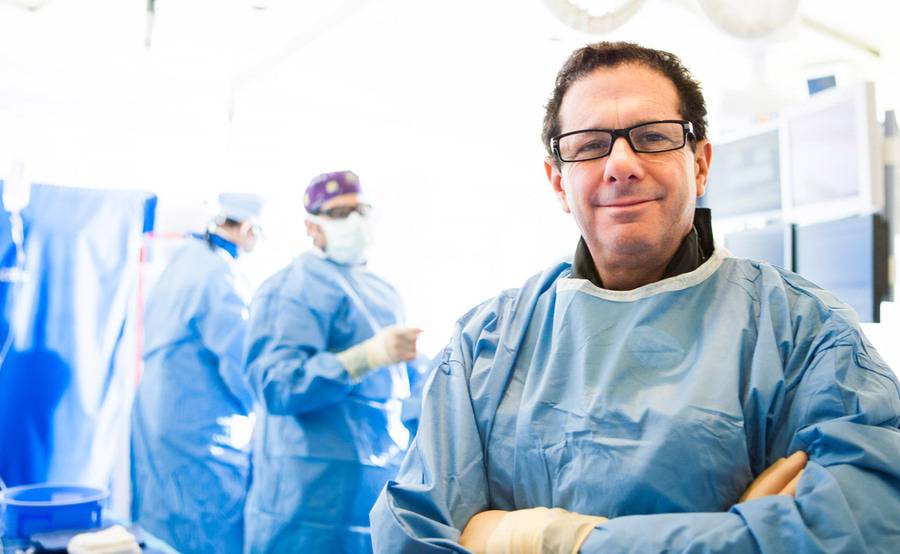 Paul Teirstein, MD, Interventional Cardiologist at Scripps Clinic in prep for surgery and innovative heart care.
