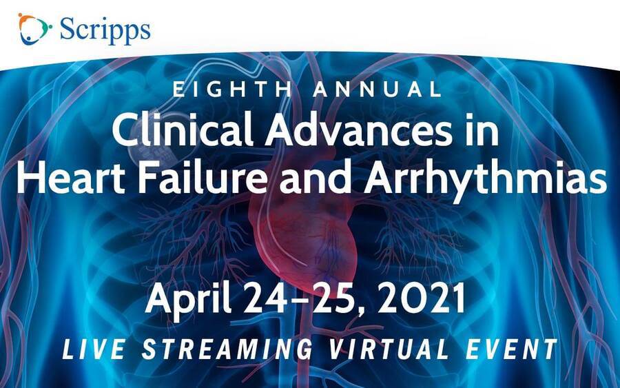A medical illustration of the heart and lungs represents this conference.
