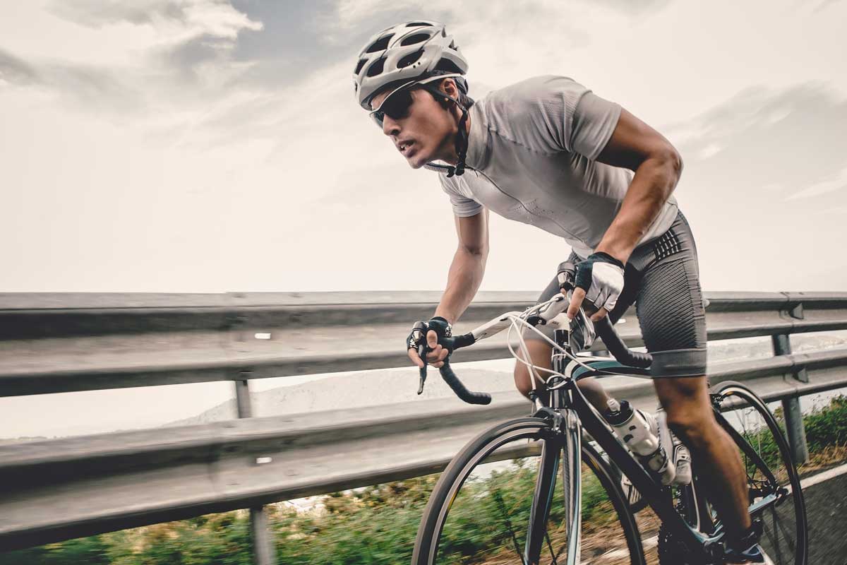 A bicyclist resumes his favorite sport after undergoing successful sports therapy treatment at Scripps Health.