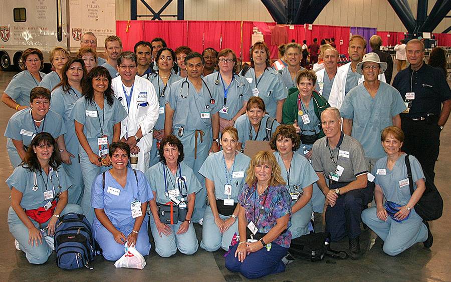 A team of Scripps Health staff members participated in the organization's first medical response mission in New Orleans after Hurricane Katrina in 2005. 