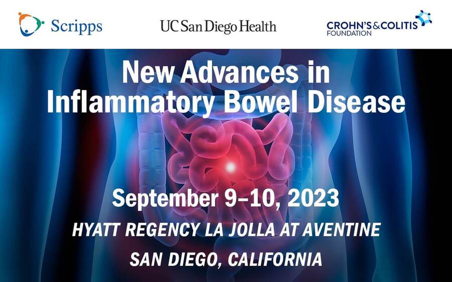 New Advances in Inflammatory Bowel Disease - Sept 9-10, 2023 - Hyatt Regency La Jolla at Aventine