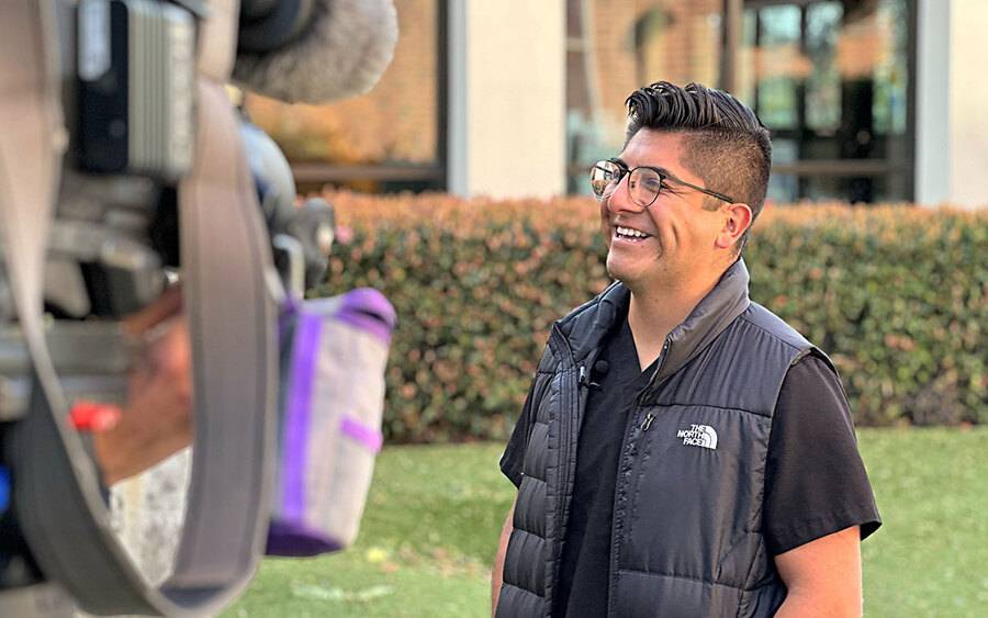 Josue Ramos, respiratory therapist in a news interview with 10News.