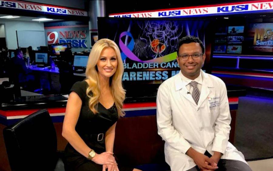 KUSI anchor Lauren Phinney and Dr. Ramdev Konnijeti, MD, a urologist, discussed the symptoms and treatments for bladder cancer.