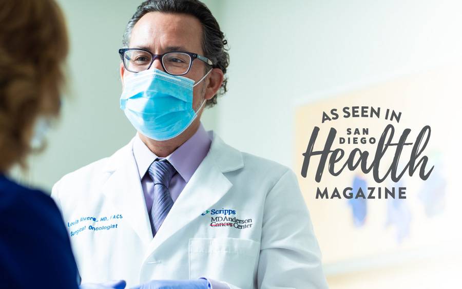 Louis Rivera, MD, surgical oncologist at Scripps MD Anderson Cancer Center and Scripps Clinic.