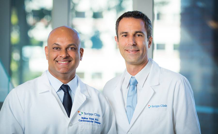Malhar Patel, MD and Christopher Suhar, MD, program directors of the Cardiovascular Medicine Fellowship Program at Scripps Clinic.
