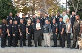 Scripps Mercy Hospital security team receiving the national distinction.
