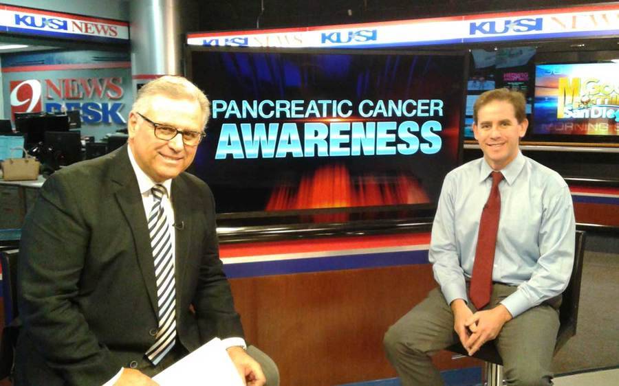 Dr. Sigal appears on KUSI News to discuss pancreatic cancer research.