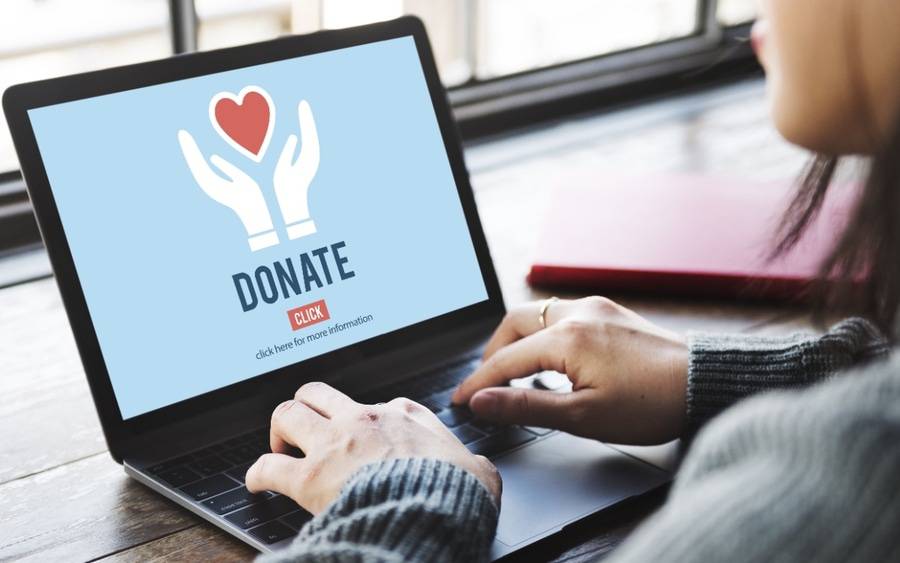 A potential donor looks at an organ donor site on the web.