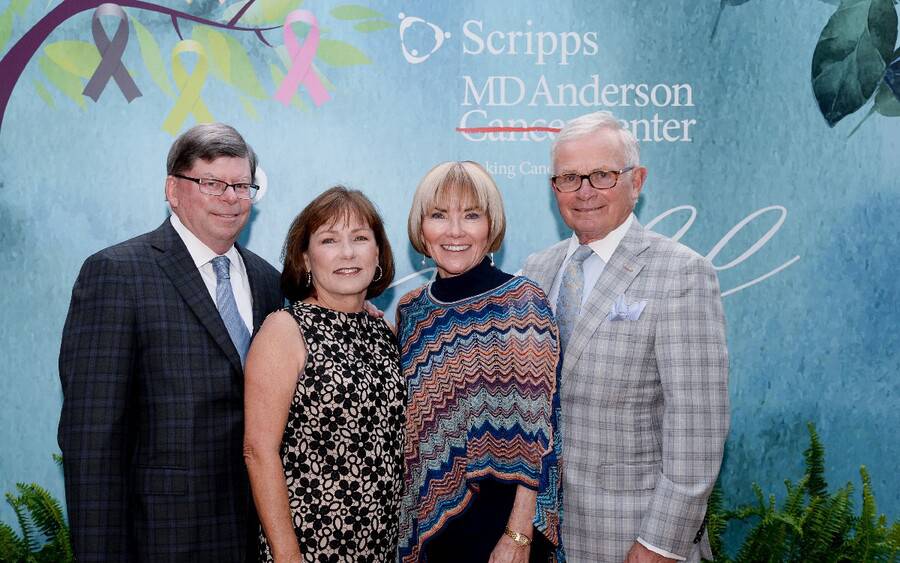Spinoff gala dignitaries: from left to right- Paul Nichols, Debra Nichols, Judith Goodwin, Ben Goodwin.