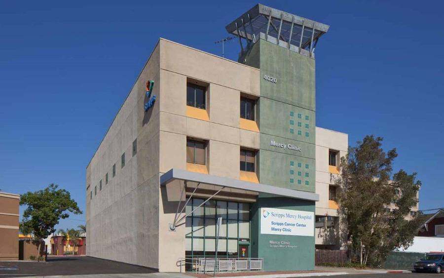 The exterior of Scripps Advanced Care Clinic, provides comprehensive primary care to adults with multiple chronic conditions and is located on 5th Avenue in San Diego’s Hillcrest neighborhood.
