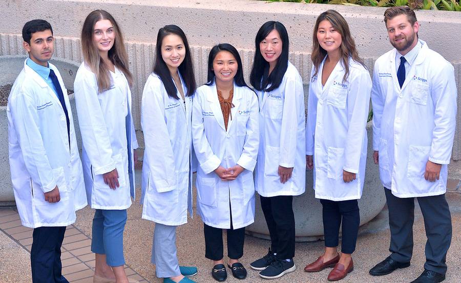 Residents of the Scripps Mercy Hospital Pharmacy Residency program.