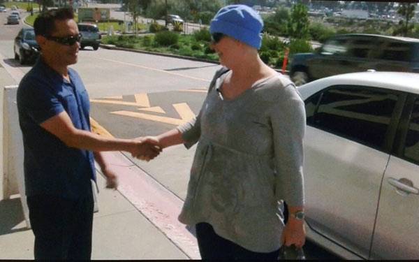 Scripps Health patient-Jennifer-Larson with Lyft-driver
