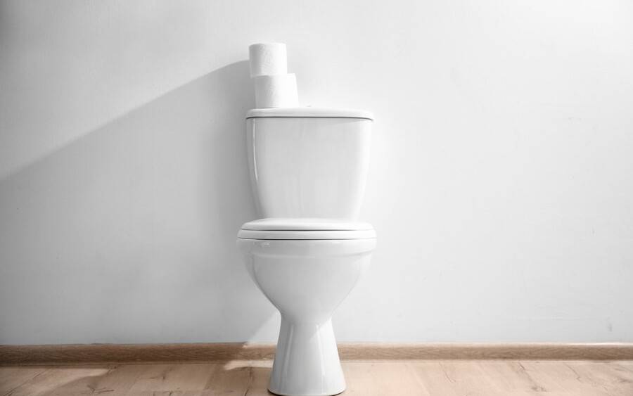 A toilet for bladder problems.