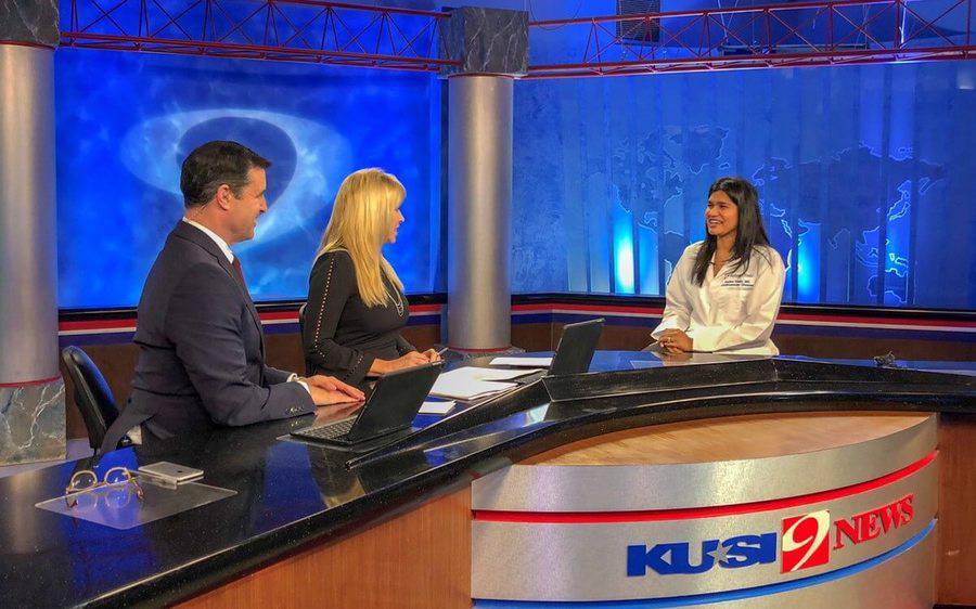 A Scripps cardiologist discusses the importance of women's heart with two San Diego news anchors.