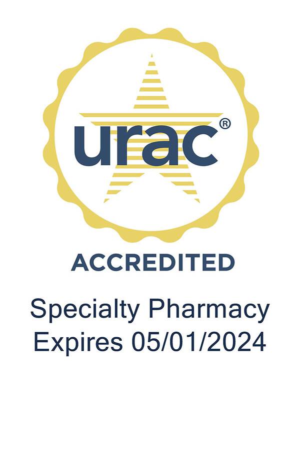 Scripps Health Specialty Pharmacy accredited through May 1st of 2024.