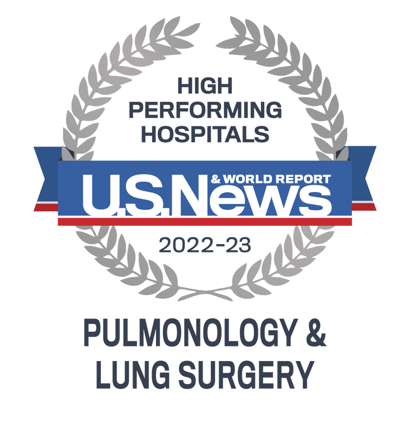 High Performing Hospitals - U.S. News & World Report 2022-23 - Pulmonology & Lung Surgery - Scripps Health