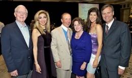 (From left) John Trombold, MD, Abeer Hage, Skeets and Sharon Dunn, Karen Fine, and James Sinclair, MD