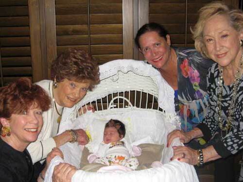 Grandmothers with grand baby