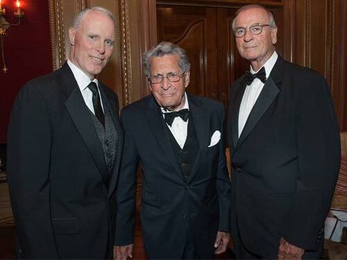 Chris Van Gorder, John Barbey, Dr Brent Eastman at 86th annual Scripps Candlelight Ball