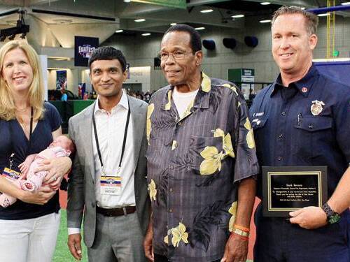 Scripps heart experts joined Hall of Famer & Scripps patient Rod Carew at All-Star Fan Fest to pitch heart health