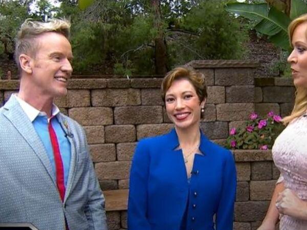 
Scripps Cancer patient Steve Valentine and his oncologist, Irene Hutchins, MD, are raising funds to beat cancer and were recently featured on KUSI, where they were interviewed by anchor Ginger Jeffries.
