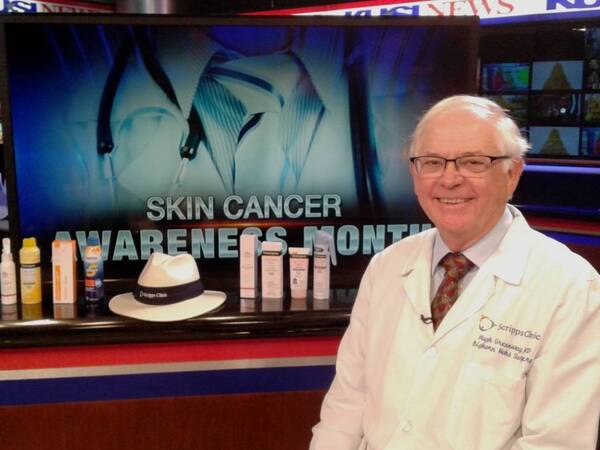 Hubert Greenway, MD, chairman of Mohs and dermatologic surgery at Scripps Clinic, discussed skin cancer on KUSI. June is Skin Cancer Awareness Month.