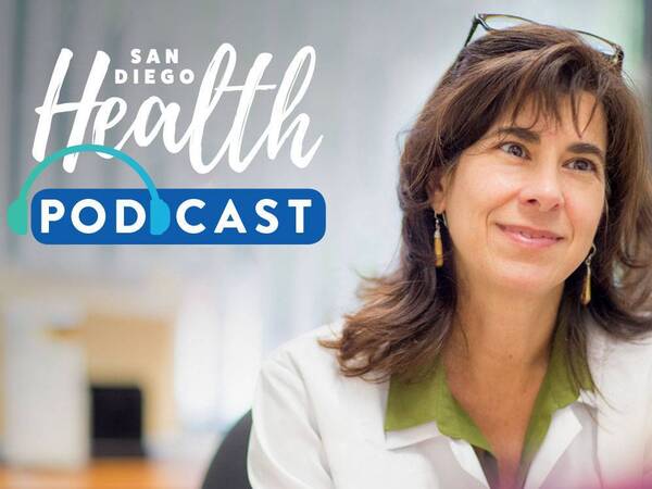 Dr. Athena Philis-Tsimikas, corporate vice president of the Scripps Whittier Diabetes Institute is seen in this photo promoting her podcast on new diabetes technologies.