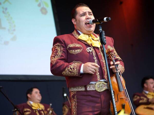 A mariachi singer performs at the 7th annual Scripps Mariachi Festival to benefit the Scripps Mercy Outreach Surgical Team, M.O.S.T.
