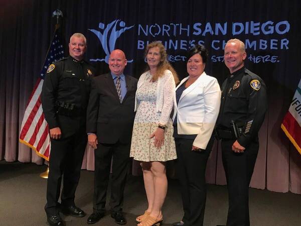 Scripps Green RN Diane Craig was recently honored for  helping to save a man's life after he suffered a heart attack while jogging.