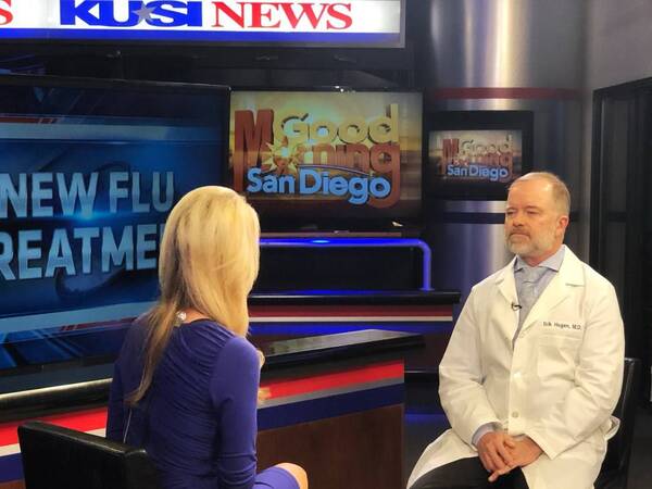 Erik Hogen, MD, a primary care physician at Scripps Clinic. and KUSI host Lauren Phinney discuss the first flu related death in San Diego County and a newly approved anti flu drug.