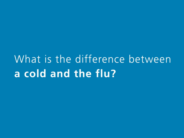 Image of Ask the Expert Cold Vs. Flu video