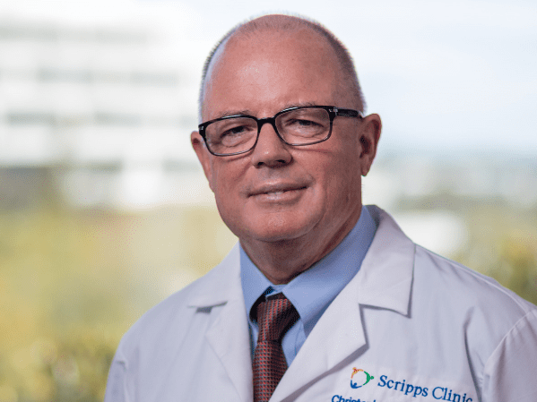 Headshot of Christopher Marsh, MD, transplant surgeon at Scripps Green Hospital. Recently featured in Rancho Santa Fe Review.