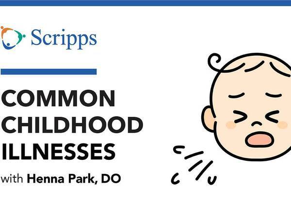 Thumbnail for video/podcast featuring Dr. Park discussing common childhood illnesses 