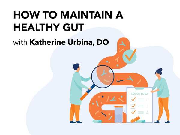 Thumbnail featuring Dr. Urbina discussing how to maintain a healthy gut.