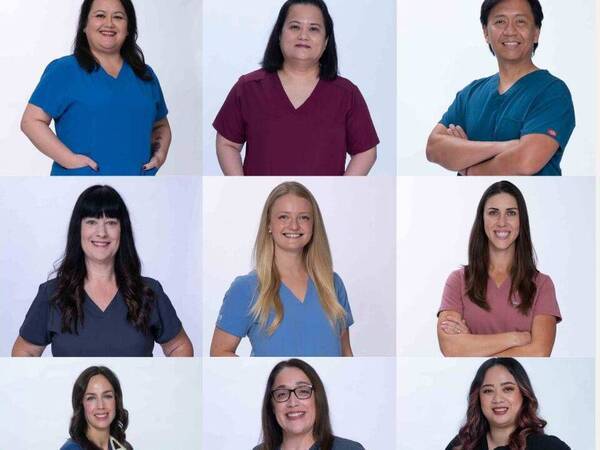 Nurse of the Year 2026 recipients: Alyssa Abella, Haidee Baracao, Elizabeth Bilden, Harvey Gatos, Allison Gibbel, Marie Hurley, Sidni Olea, Jamie Sahagun, Renee Wiggins.