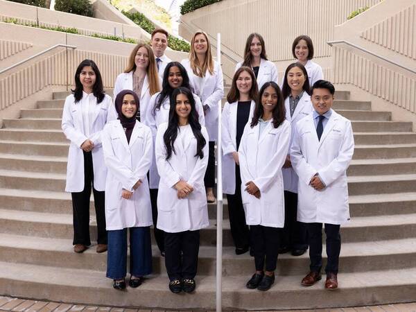 Members of the Scripps Mercy Internal Medicine Residency program gather for a photo.
