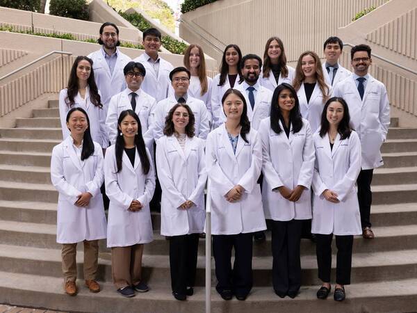 Members of the 2026-2027 Scripps Mercy Transitional Year Residency Program gather for a photo.