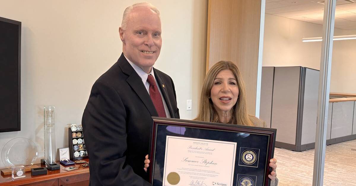 DA Stephan Receives Scripps Award - Scripps Health